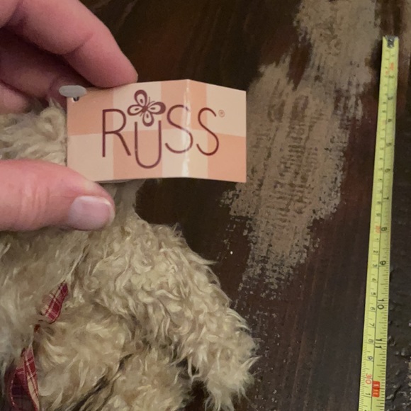 Russ Toffee Teddy Bear 12 in - Picture 2 of 5